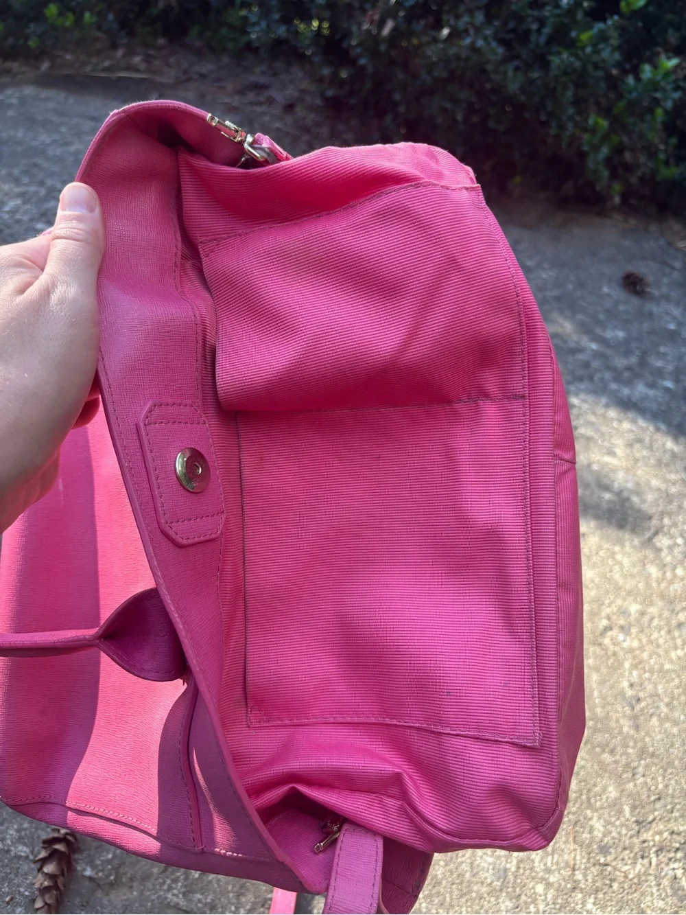 Furla Leather Crossbody Tote Bag